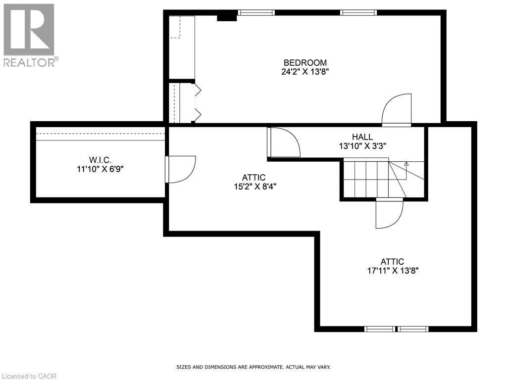 3rd Floor Plan (Attic) - 2 Oak Knoll Drive, Hamilton, ON - Other