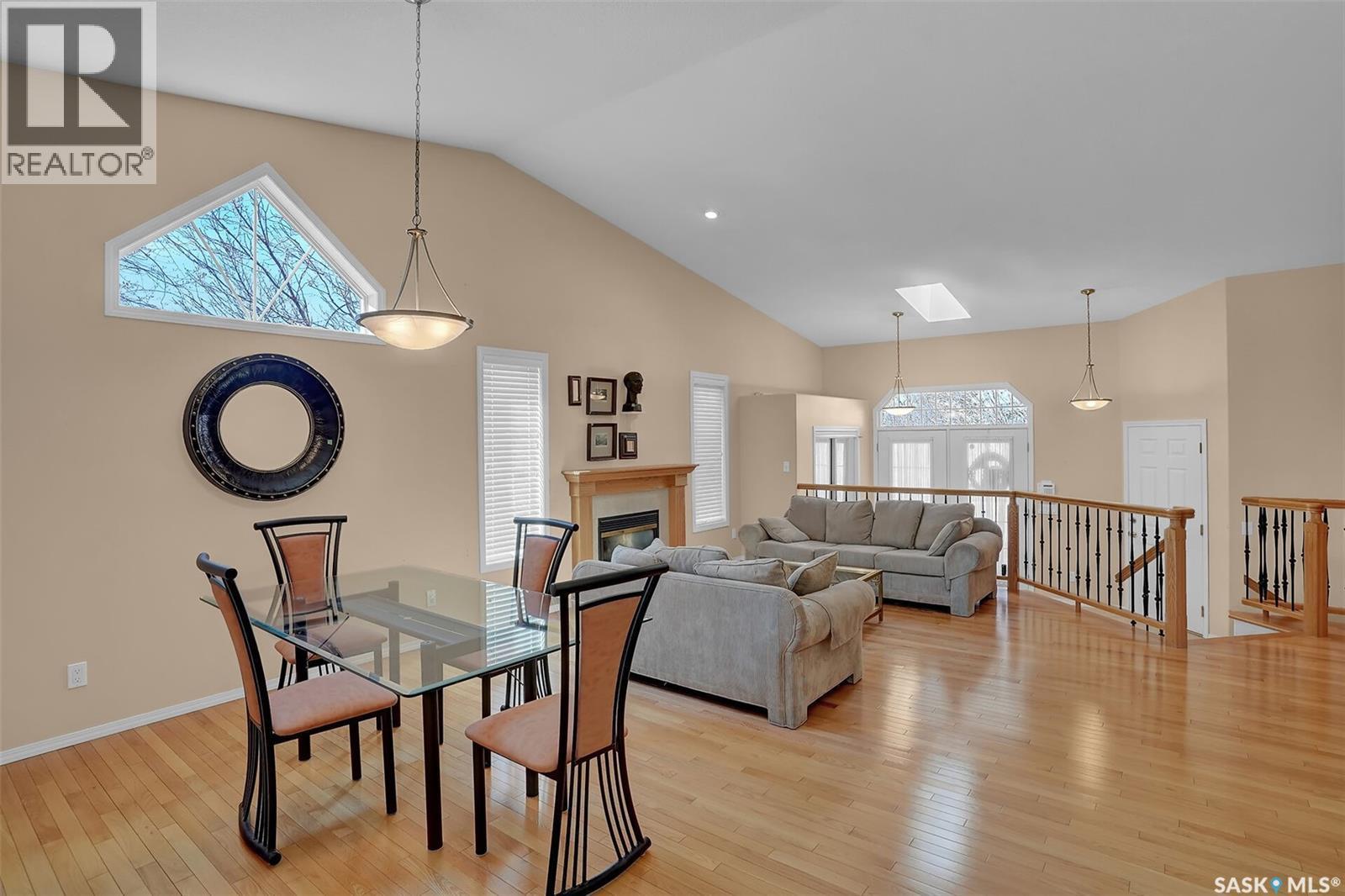 1684 Fenwick Crescent N, Regina, SK - Indoor With Fireplace