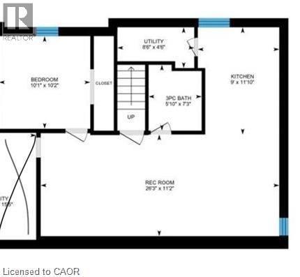 Floor plan - 716 Westminster Drive S Unit# Lower, Cambridge, ON - Other