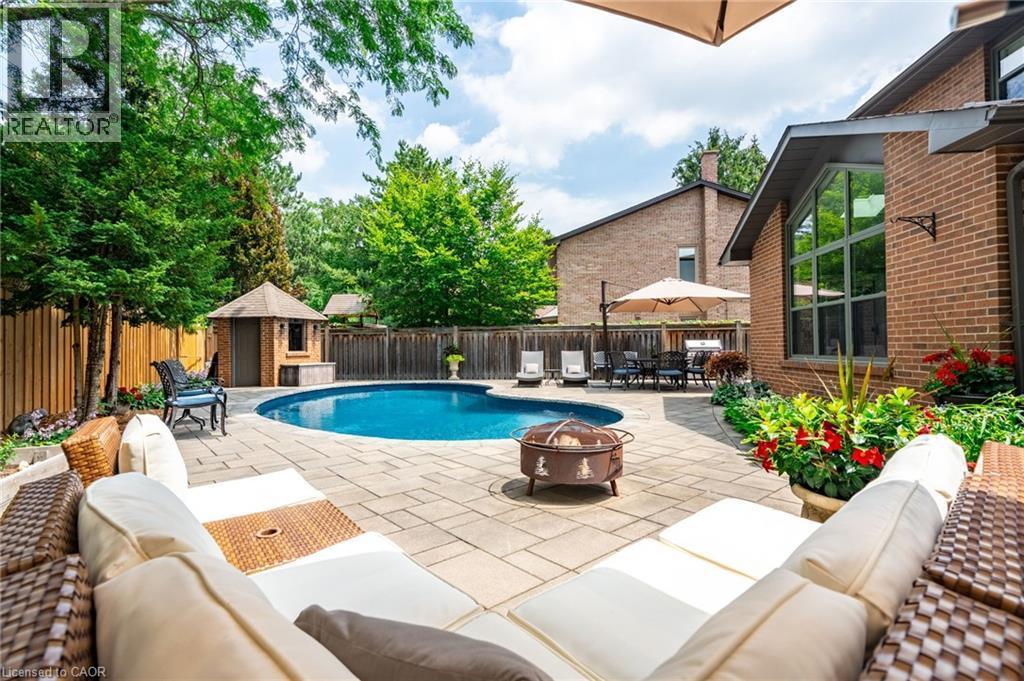 1765 Featherston Court, Mississauga, ON - Outdoor With In Ground Pool
