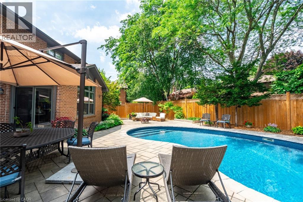 1765 Featherston Court, Mississauga, ON - Outdoor With In Ground Pool With Deck Patio Veranda With Backyard