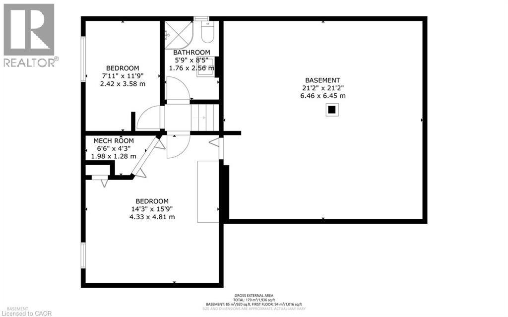 Floor plan - 235 Larch Street, Hamilton, ON - Other