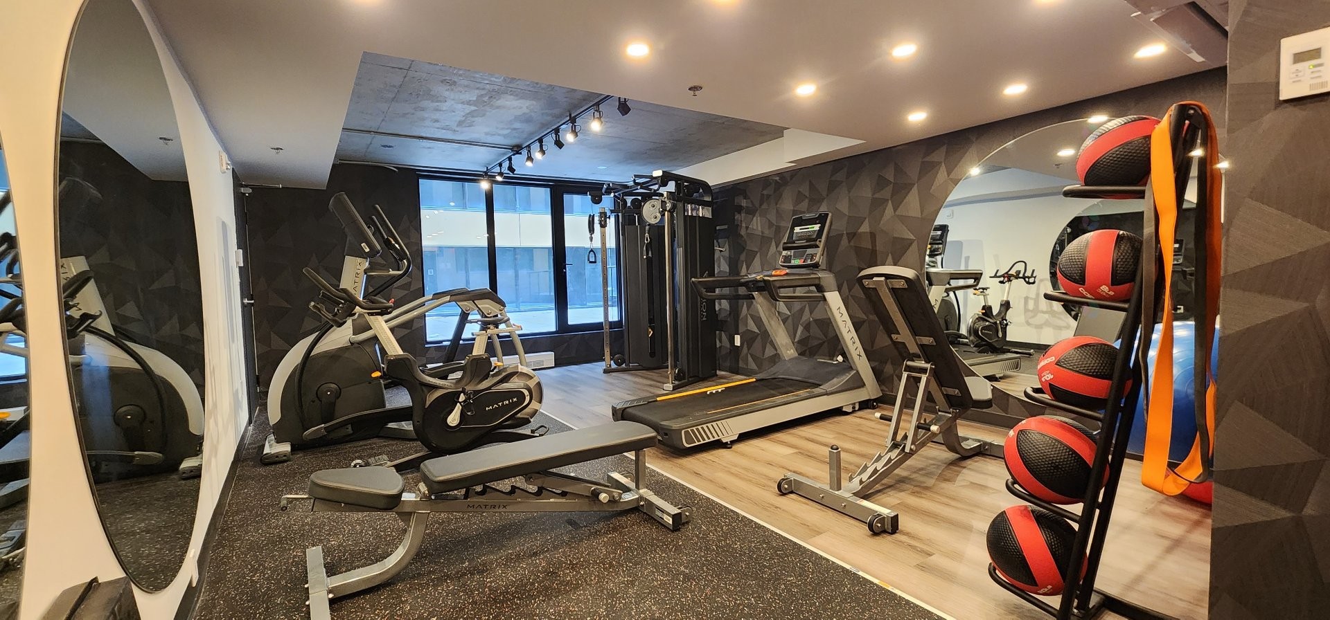 Exercise Room - 303-1 Av. Viger O., Montréal (Ville-Marie), QC - Indoor Photo Showing Gym Room