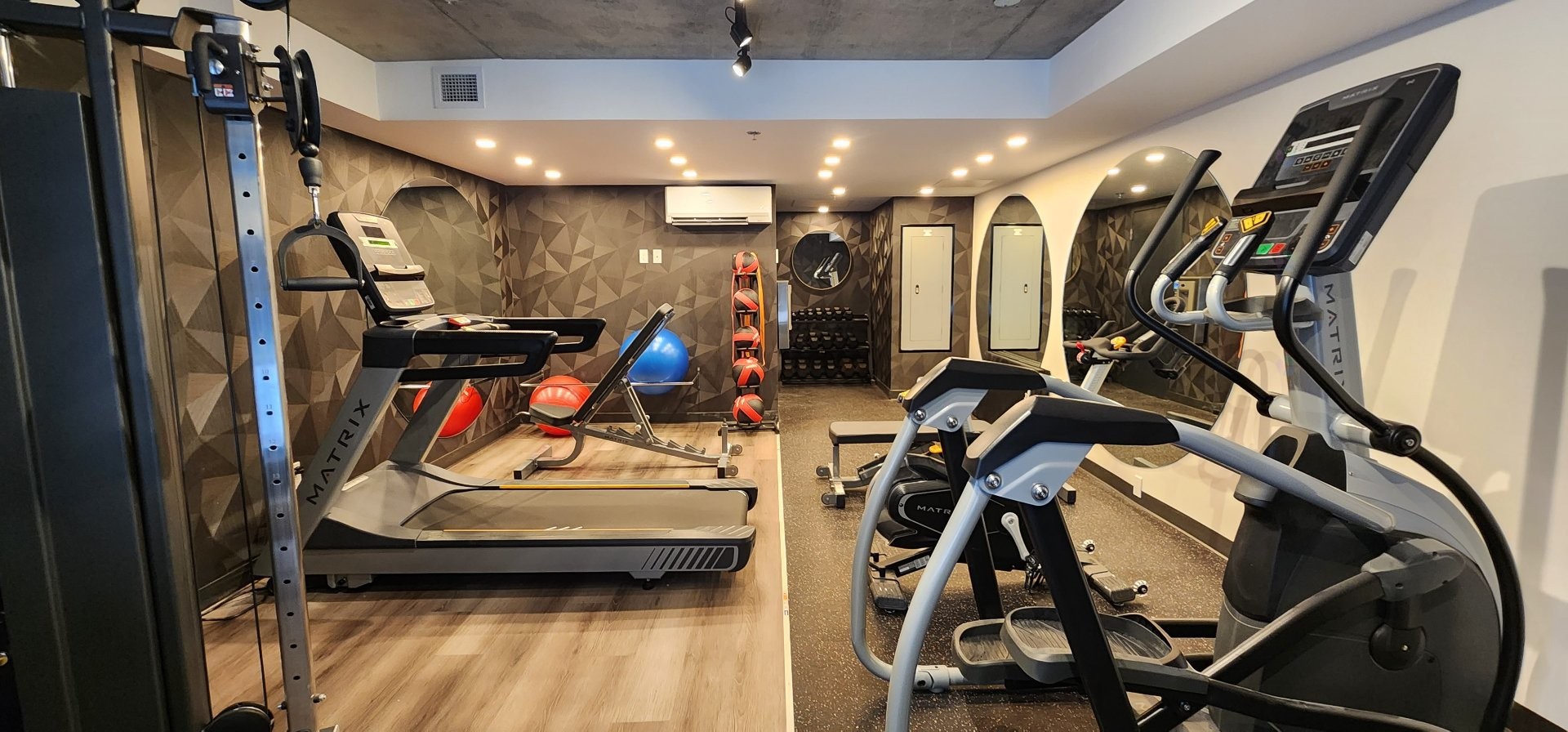 Exercise Room - 303-1 Av. Viger O., Montréal (Ville-Marie), QC - Indoor Photo Showing Gym Room