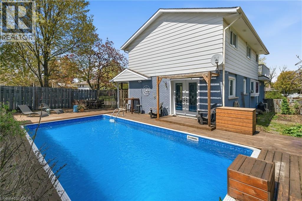 66 Skyline Drive, Dundas, ON - Outdoor With In Ground Pool