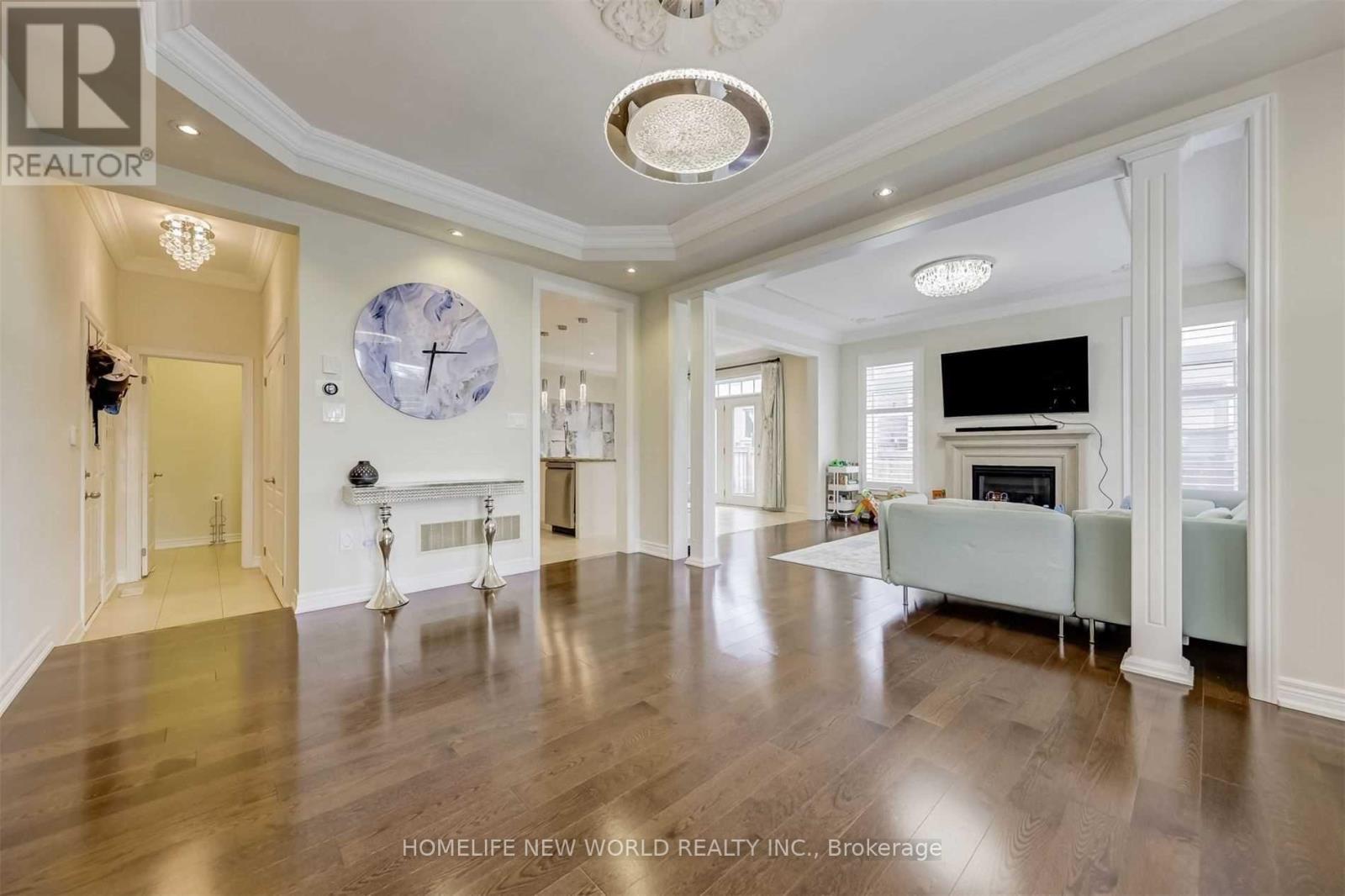 48 Roy Harper Avenue, Aurora, ON - Indoor With Fireplace