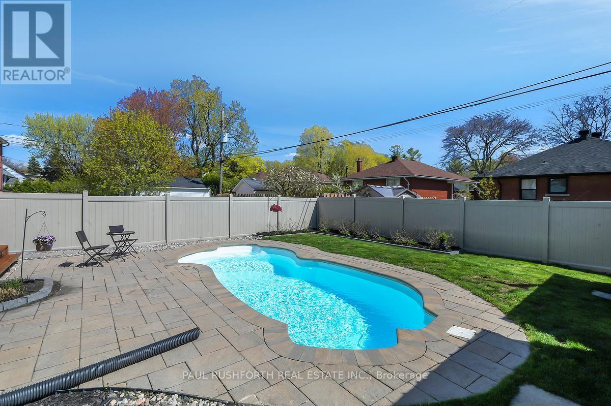 Backyard - 1072 Richard Avenue, Ottawa, ON - Outdoor With In Ground Pool With Backyard