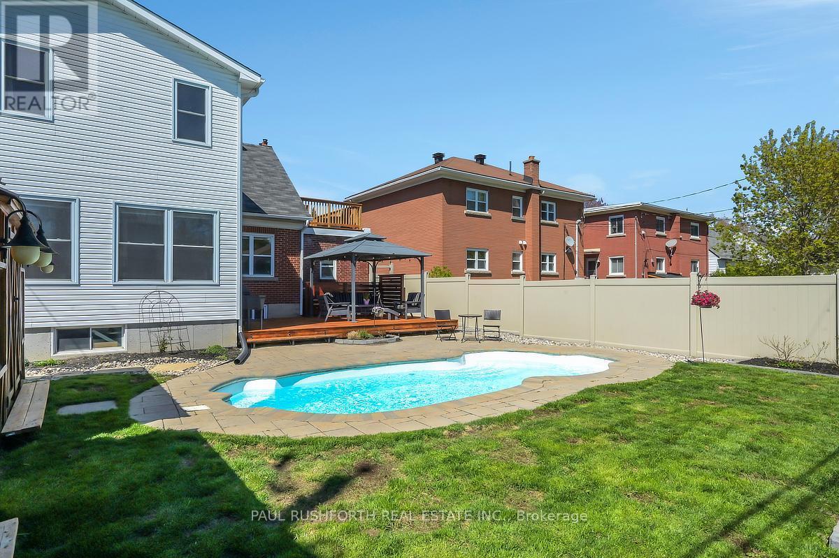 Backyard - 1072 Richard Avenue, Ottawa, ON - Outdoor With In Ground Pool With Deck Patio Veranda