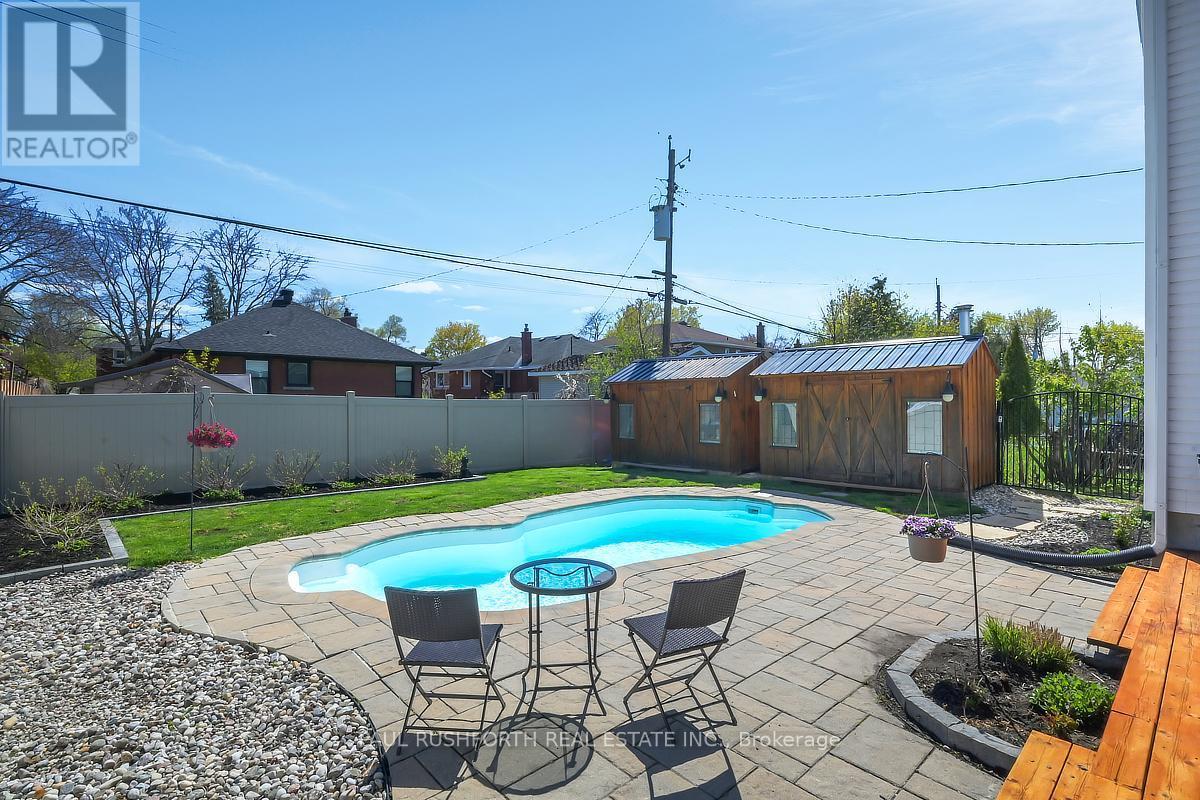 Backyard - 1072 Richard Avenue, Ottawa, ON - Outdoor With In Ground Pool With Deck Patio Veranda