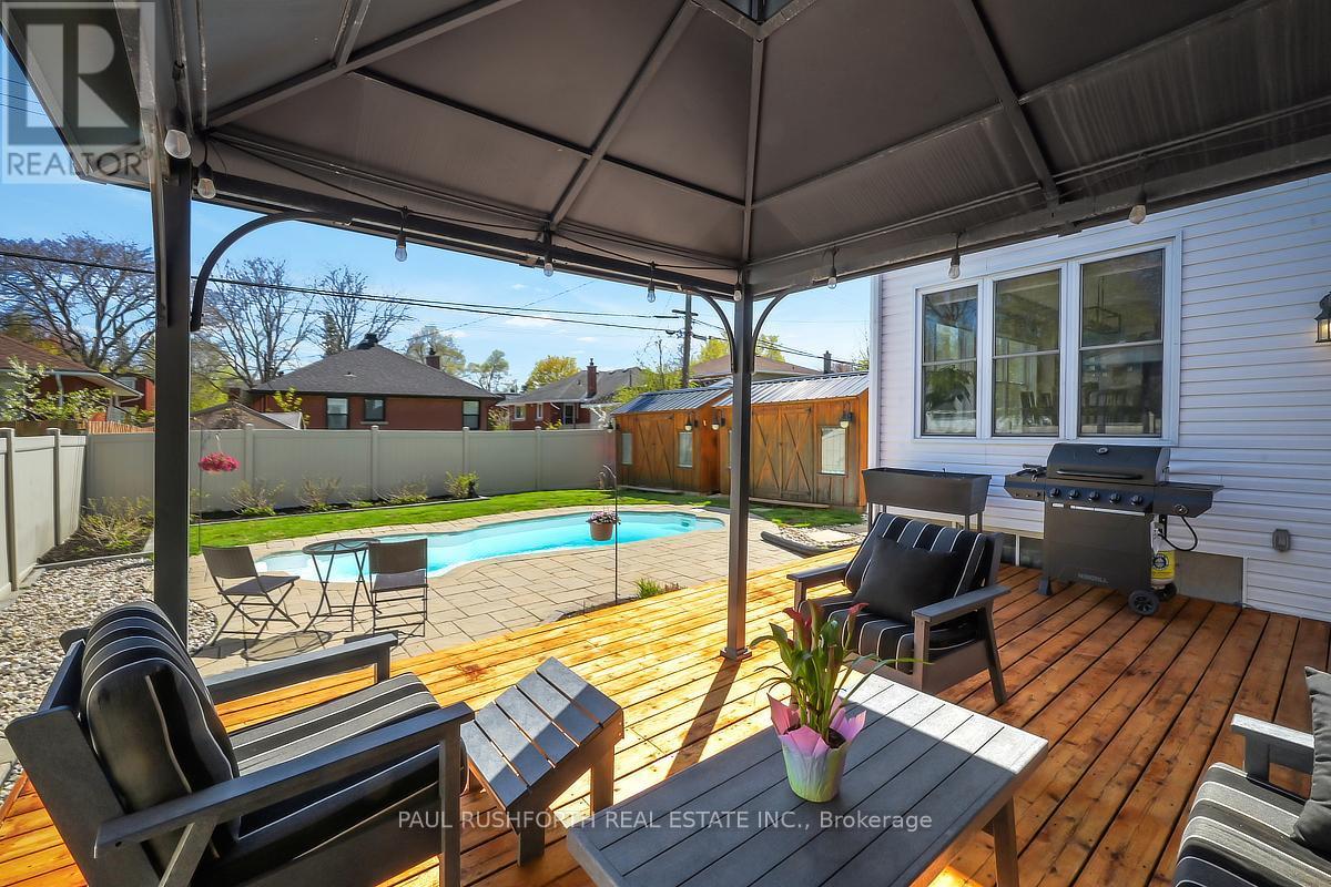 Backyard Gazebo - 1072 Richard Avenue, Ottawa, ON - Outdoor With Deck Patio Veranda With Exterior