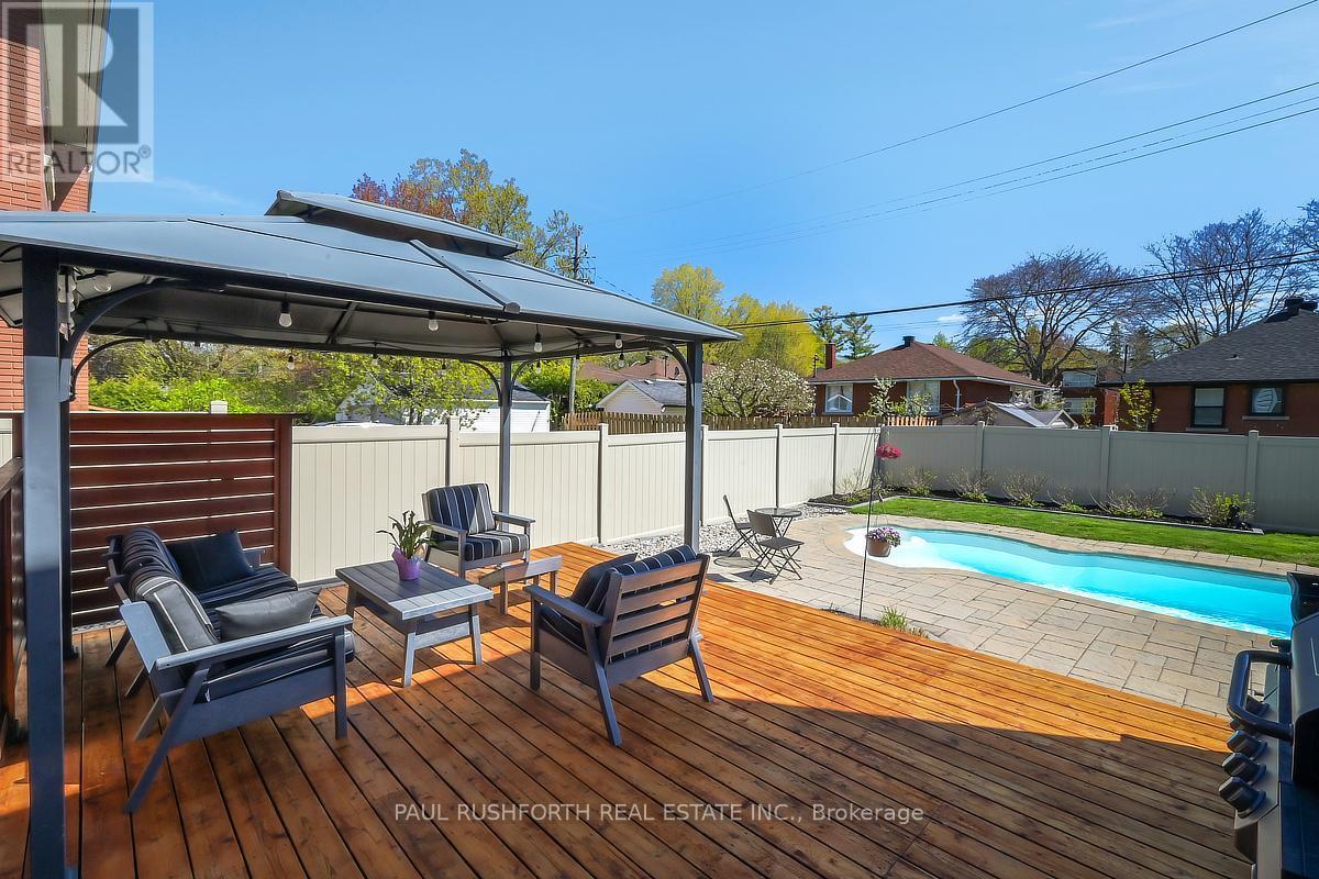 Backyard - 1072 Richard Avenue, Ottawa, ON - Outdoor With In Ground Pool With Deck Patio Veranda