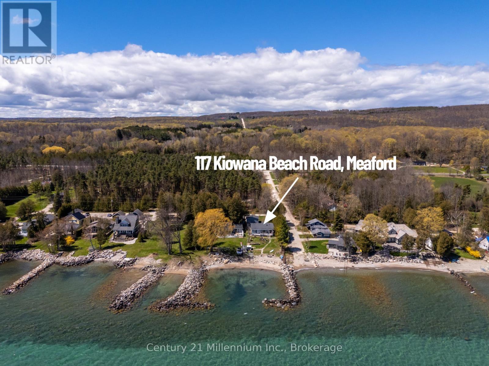 117 Kiowana Beach Road, Meaford, ON - Outdoor With Body Of Water With View