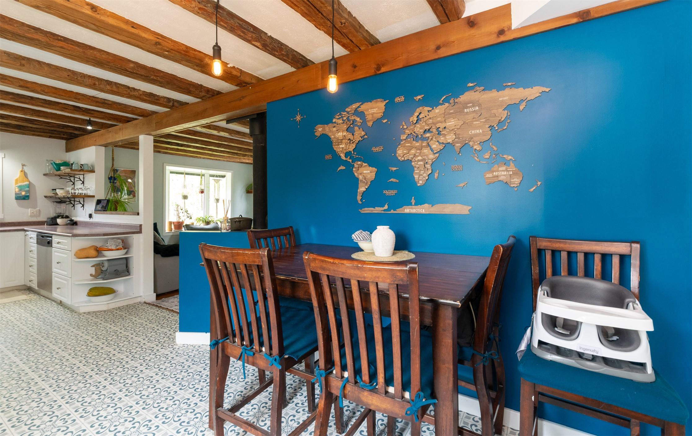 2904 Enderby Mabel Lake Road, Enderby, BC - Indoor Photo Showing Dining Room