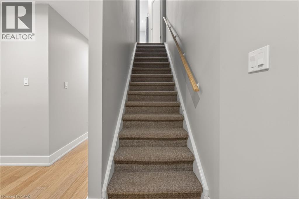 UNIT A Stairs to lower level - 167 Walnut Street S, Hamilton, ON - Indoor Photo Showing Other Room