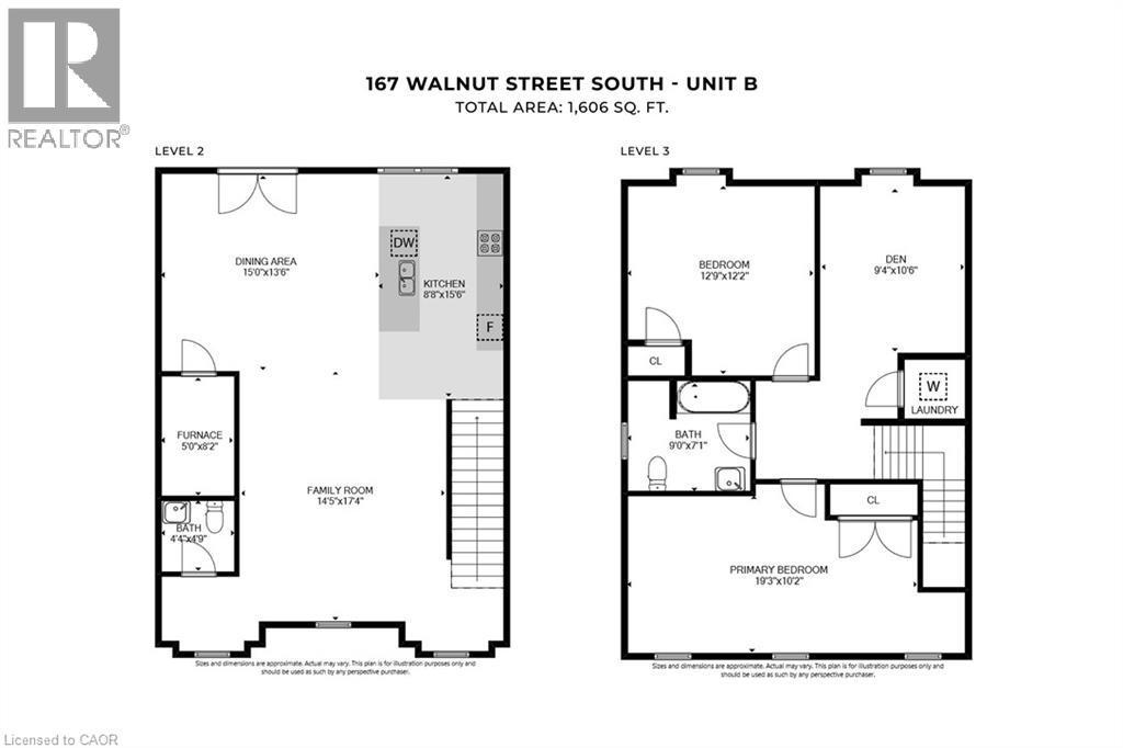 Unit B - Floor plan - 167 Walnut Street S, Hamilton, ON - Other