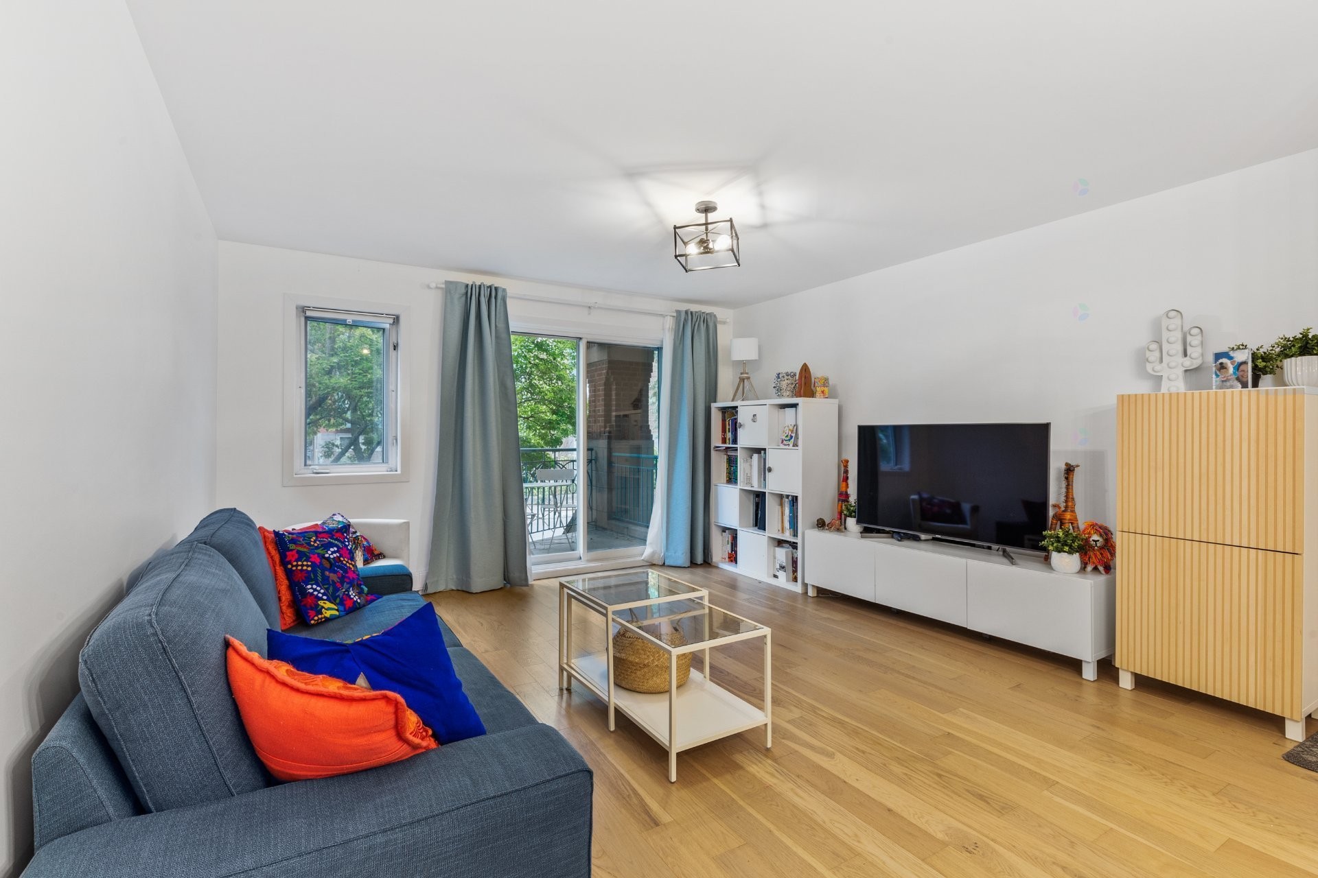 Living Room - 202-5415 Rue Drolet, Montréal (Le Plateau-Mont-Royal), QC - Indoor Photo Showing Living Room