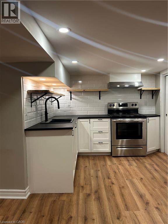 133 Park Row N Unit# 4, Hamilton, ON - Indoor Photo Showing Kitchen