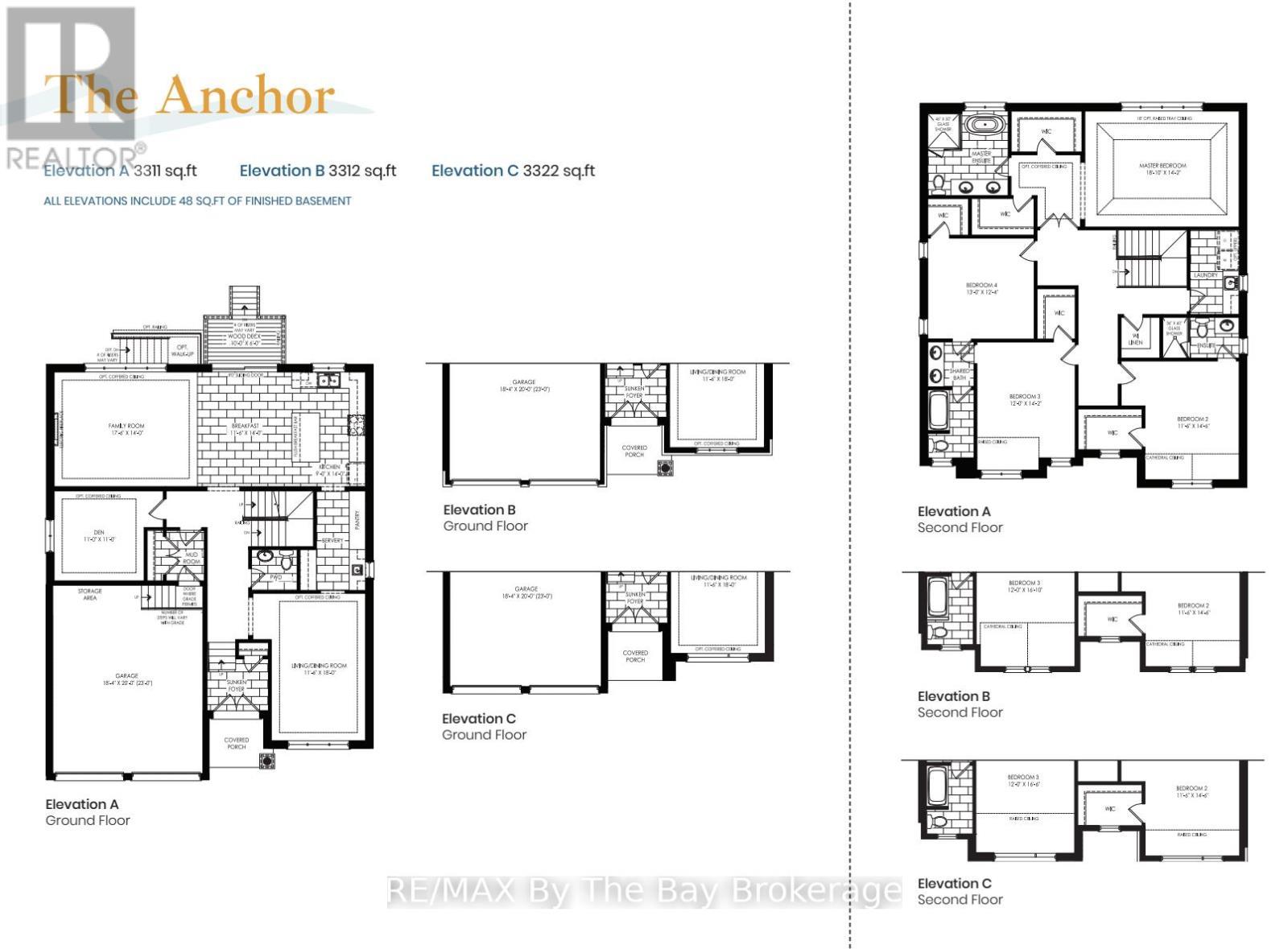Builder Floor Plan - 174 Mapleside Drive, Wasaga Beach, ON - Other