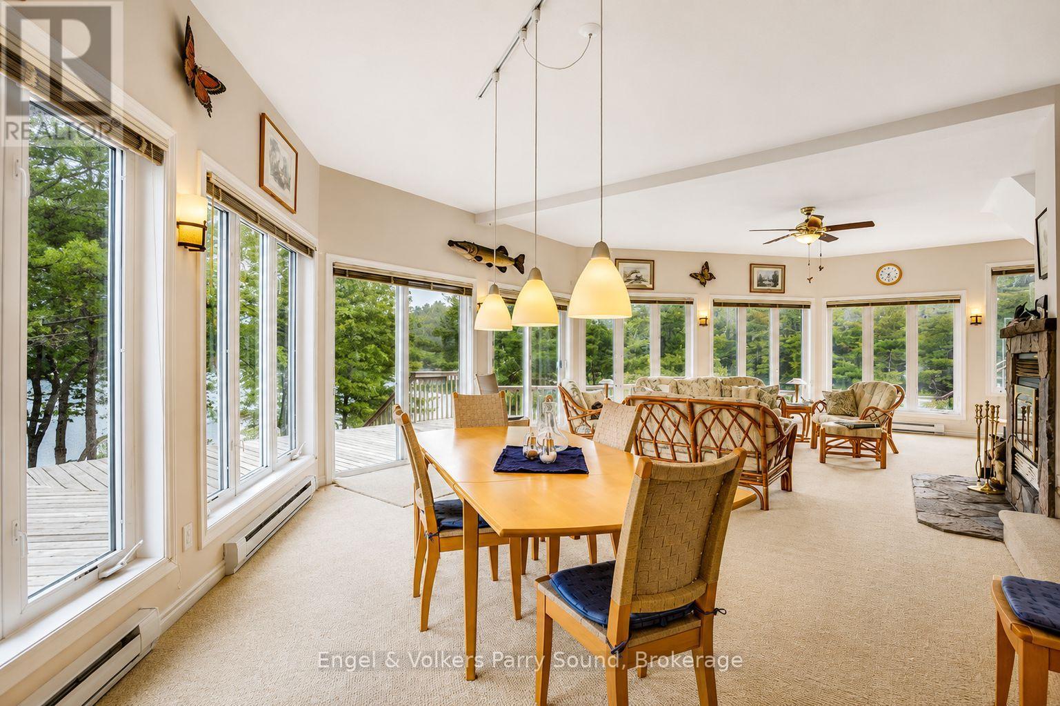 1 Loon Bay, Carling, ON - Indoor Photo Showing Dining Room