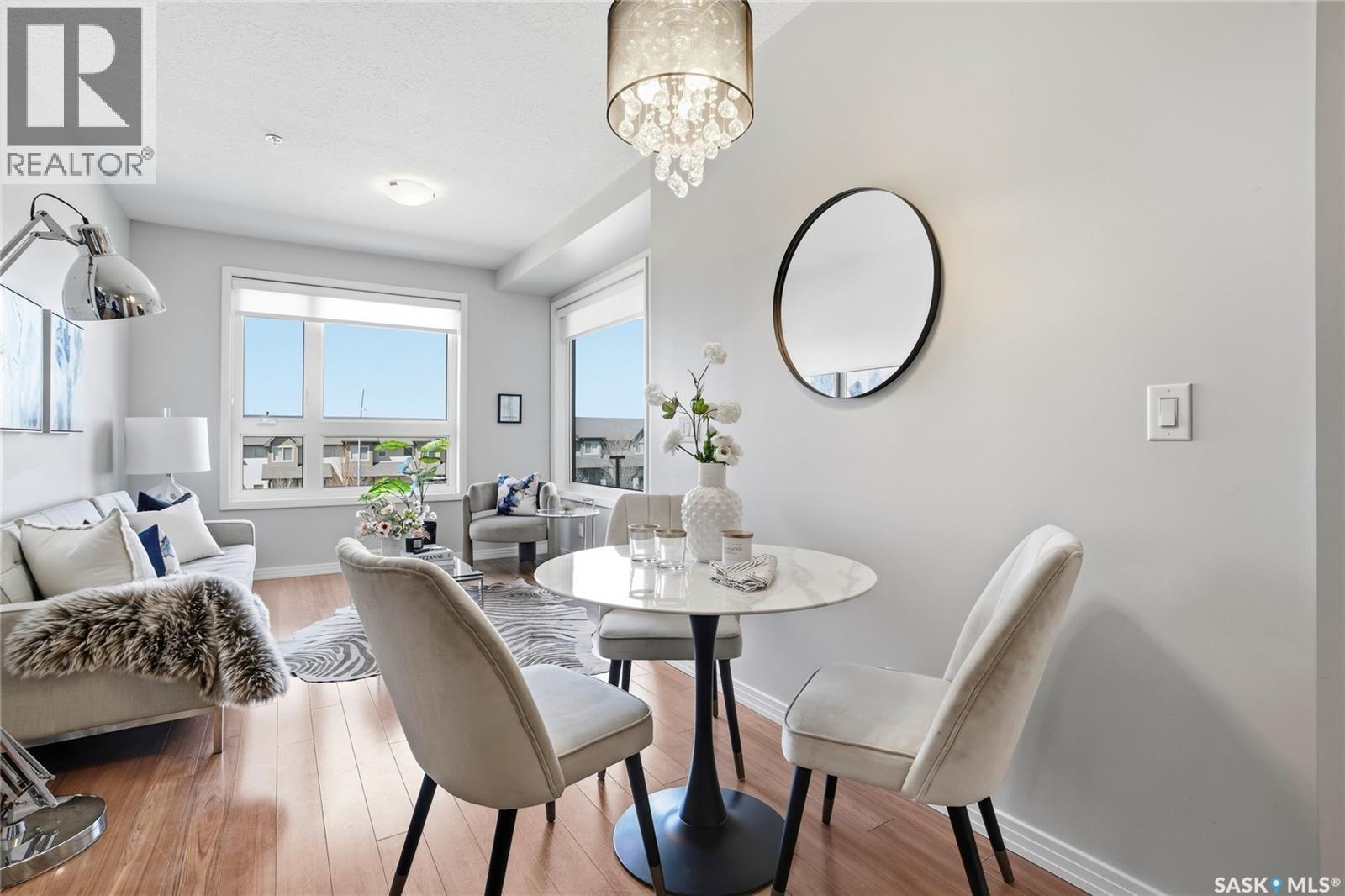 212 235 Evergreen Square, Saskatoon, SK - Indoor Photo Showing Dining Room