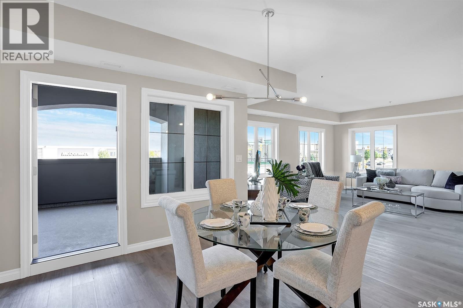 401 4594 Harbour Landing Drive, Regina, SK - Indoor Photo Showing Dining Room