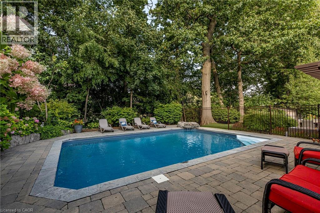 707 Eagle Drive, Burlington, ON - Outdoor With In Ground Pool With Backyard