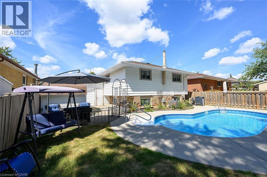 24 Oxford Street, Brantford, ON - Outdoor With In Ground Pool