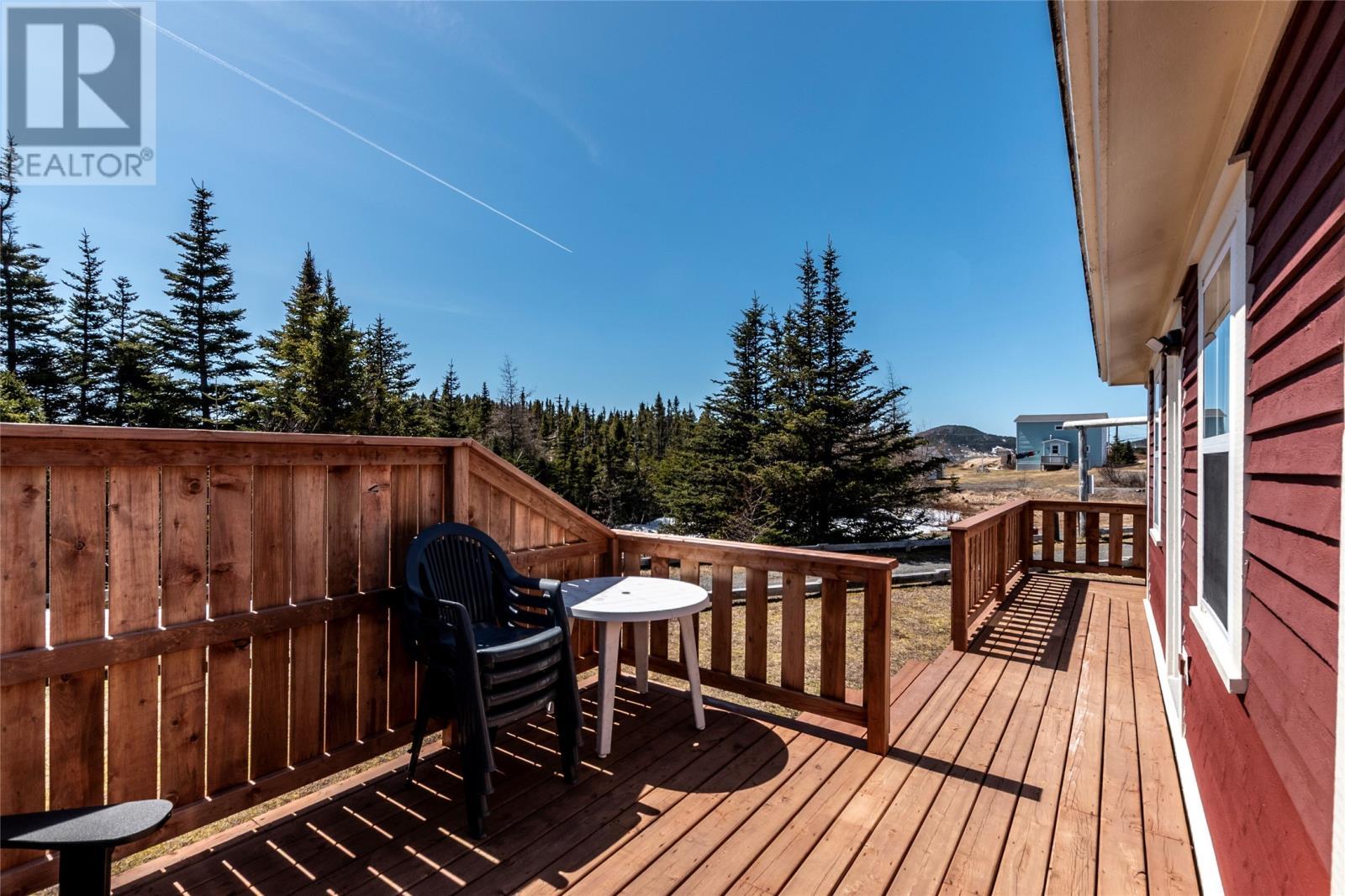 Station House Deck - 3 & 5 Marshall’S Hill, Trinity East, NL - Outdoor With Deck Patio Veranda With Exterior