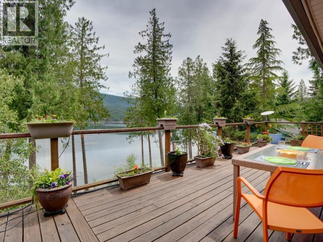 10826 Mariners Way, Powell River, BC - Outdoor With Body Of Water With Deck Patio Veranda
