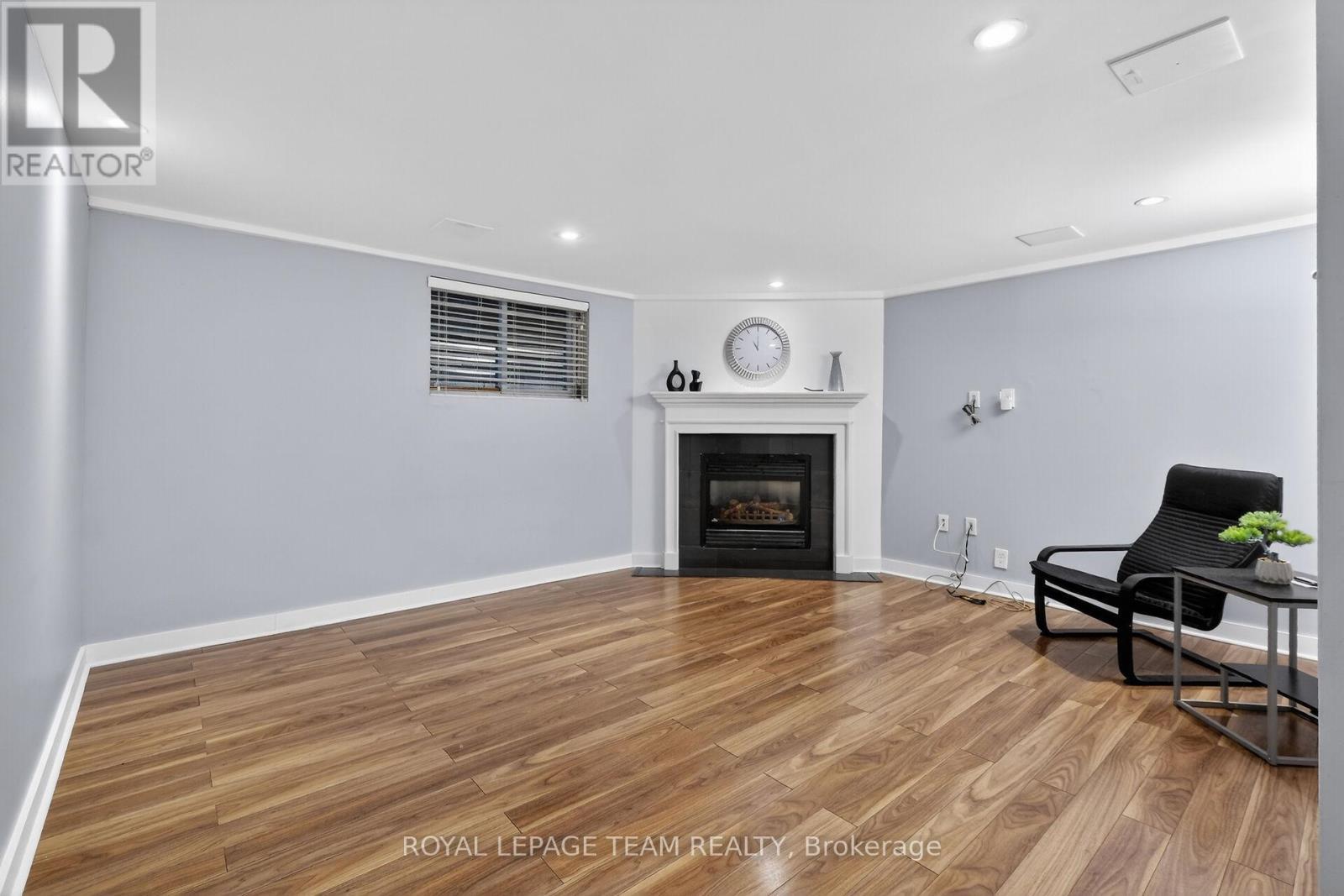 Rec Room with fireplace - 196 Prince Albert Street, Ottawa, ON - Indoor With Fireplace