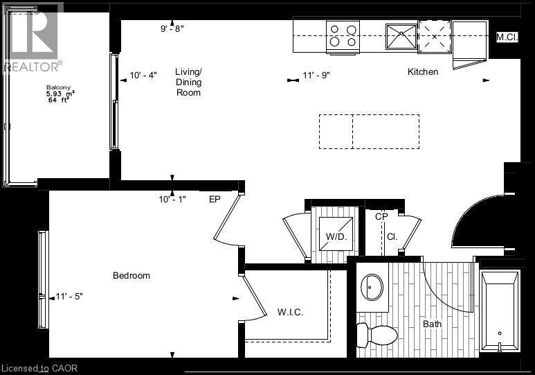Floor plan - 247 Northfield Drive E Unit# 207, Waterloo, ON - Other