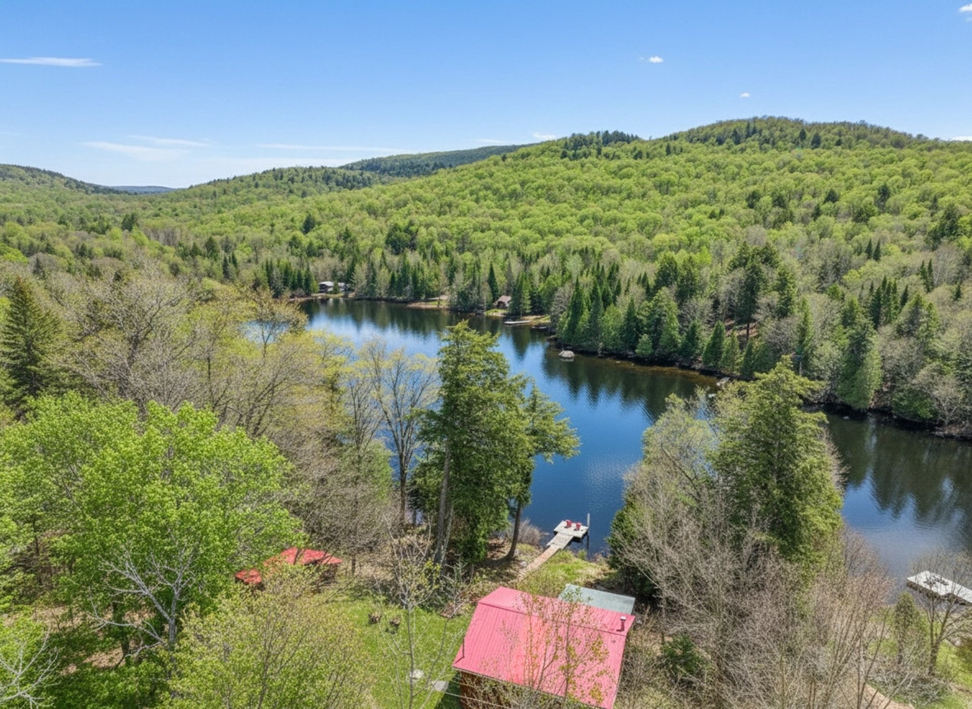 Aerial View - 111 Ch. Du Lac-Munich O., Montcalm, QC