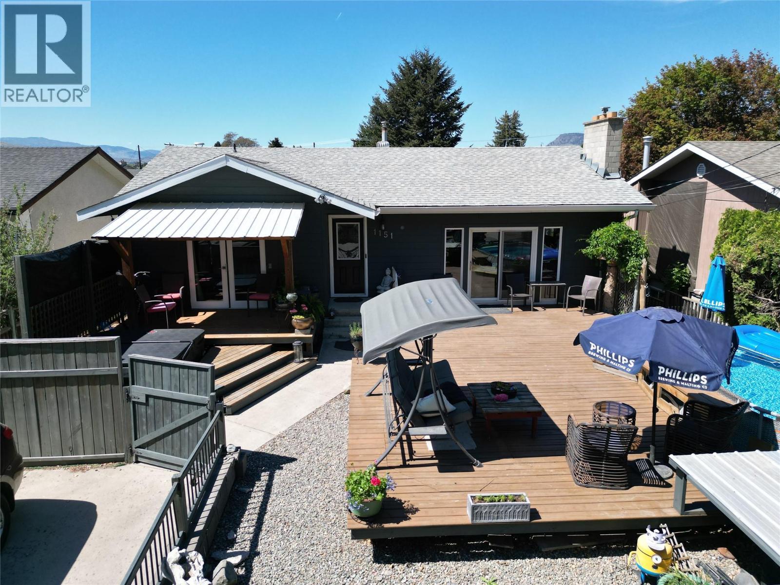 1151 Schubert Drive, Kamloops, BC - Outdoor With Deck Patio Veranda