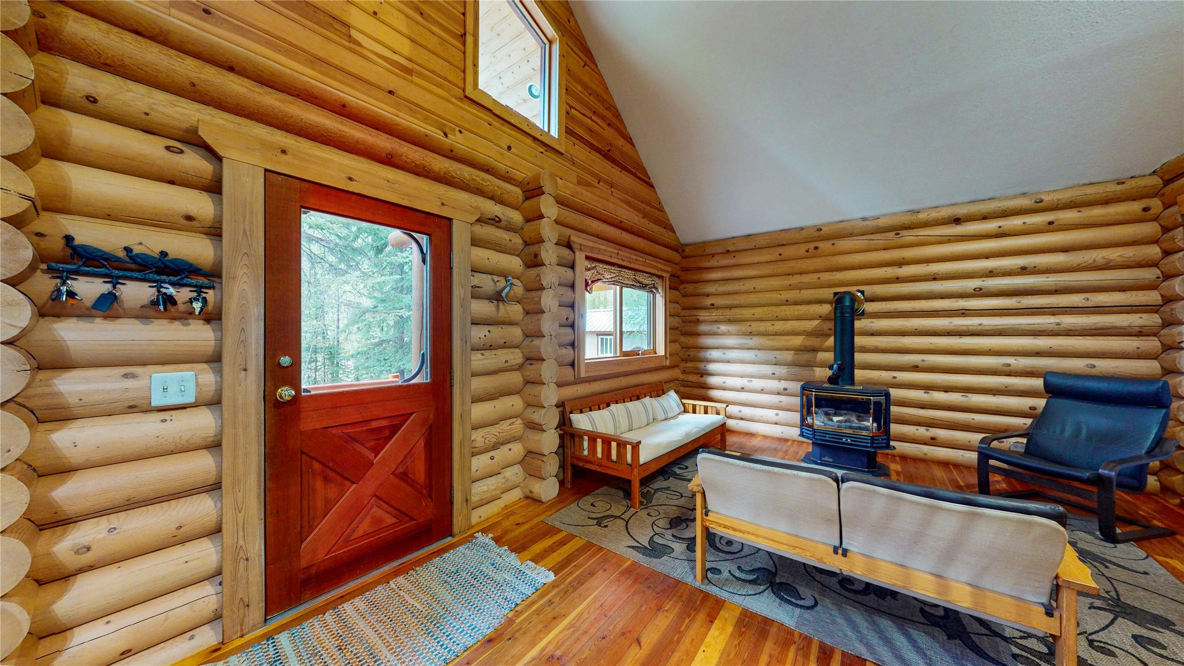 6770 Hockley Road, Jaffray, BC - Indoor Photo Showing Other Room With Fireplace