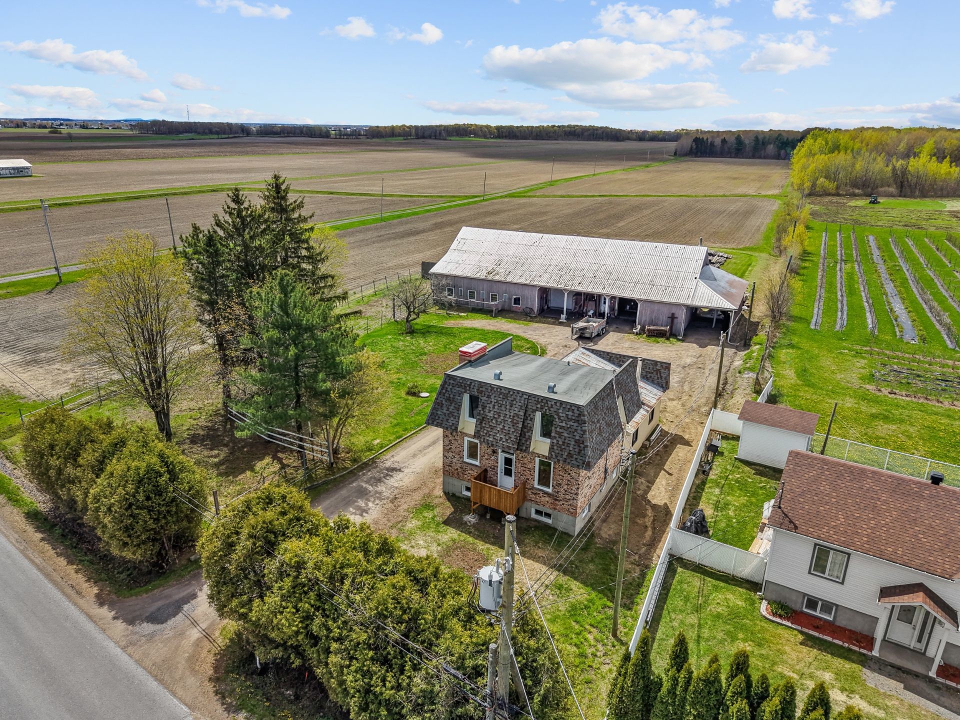 Photo aérienne - 280 Rg Montcalm, Saint-Esprit, QC