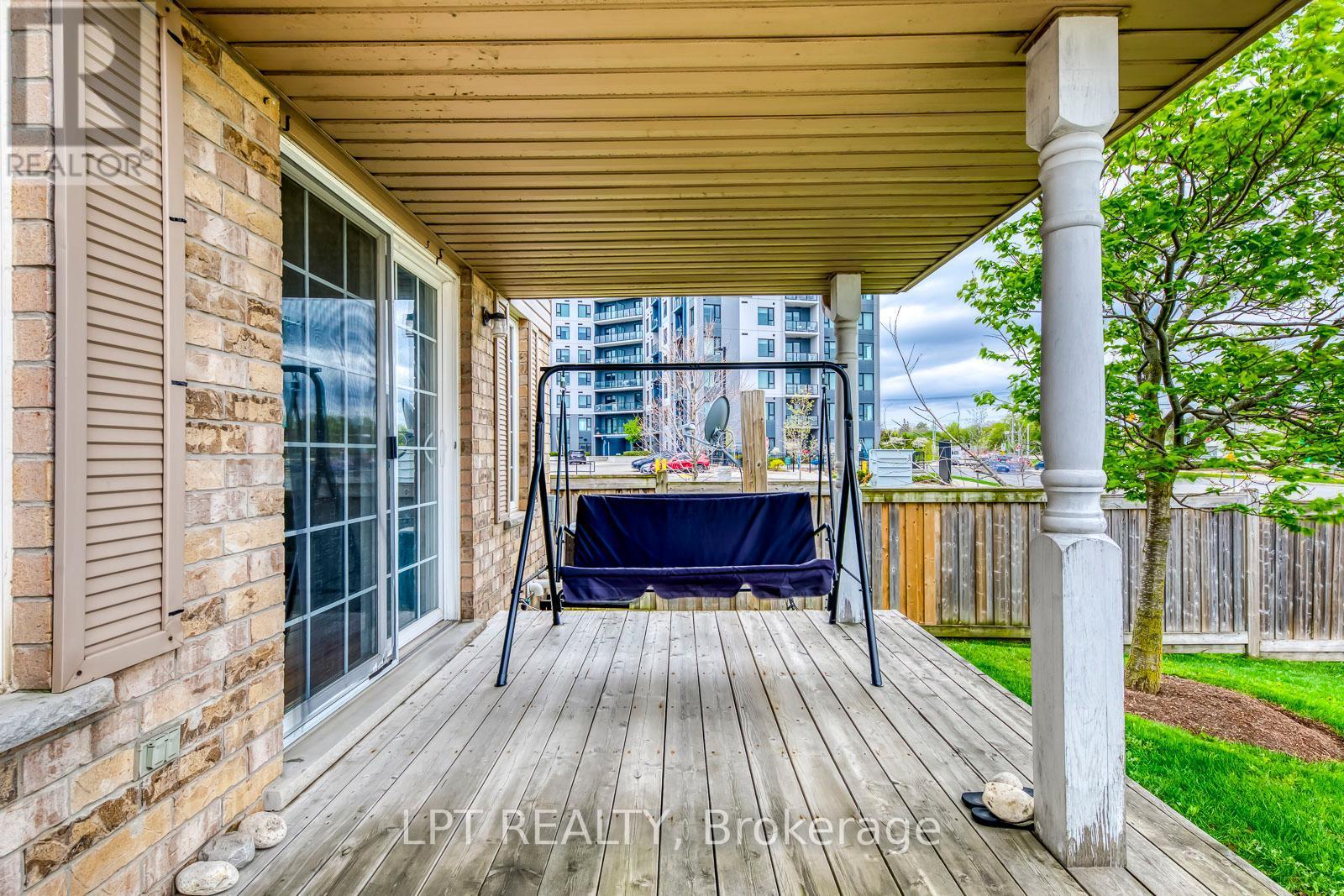 porch/patio to enjoy summer - 6 - 10 Fallowfield Drive, Kitchener, ON - Outdoor With Deck Patio Veranda With Exterior