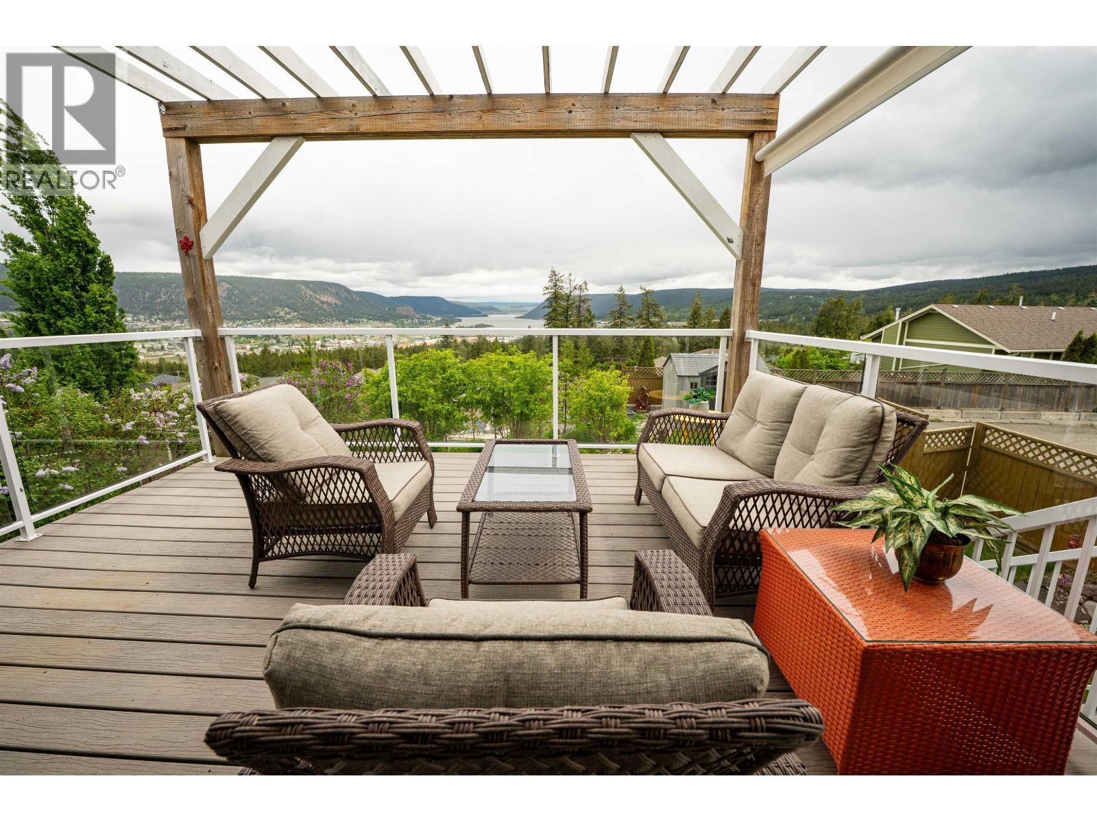 134 Eagle Crescent, Williams Lake, BC - Outdoor With Deck Patio Veranda With View With Exterior