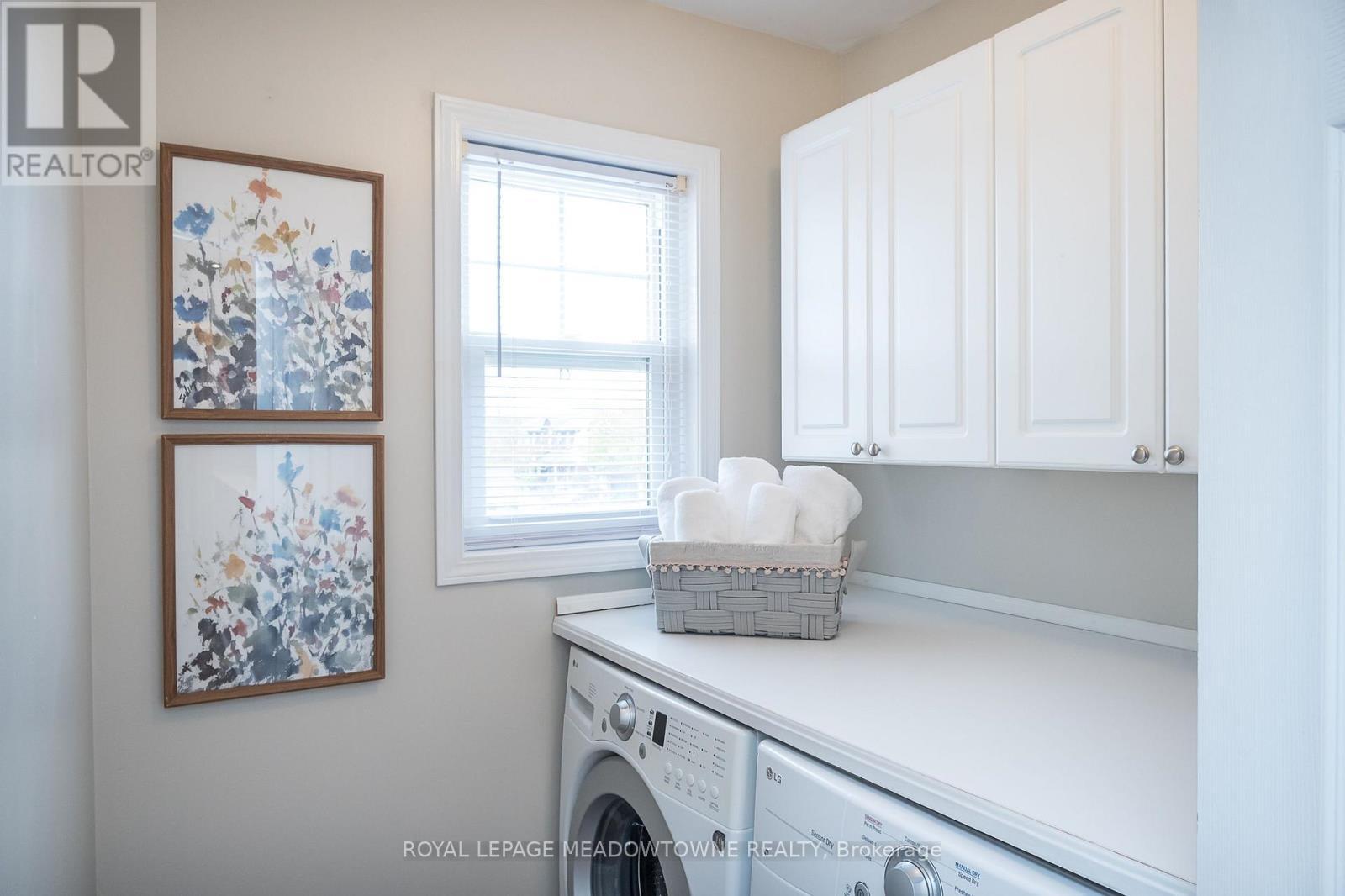 Convenient upper floor laundry - 23 Baggs Crescent, Cambridge, ON - Indoor Photo Showing Laundry Room
