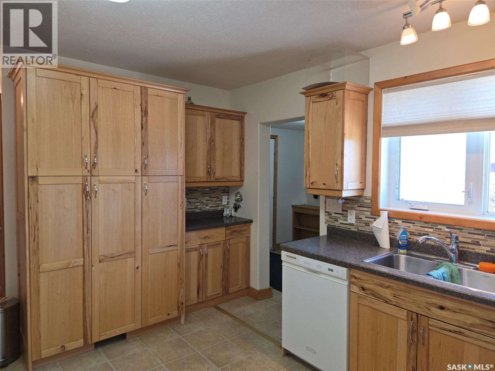 111 Centre Street, St.Benedict, SK - Indoor Photo Showing Kitchen With Double Sink