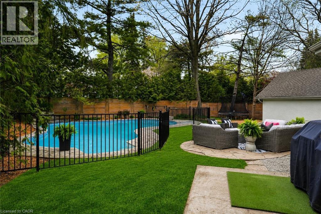 3081 Balmoral Avenue, Burlington, ON - Outdoor With In Ground Pool With Backyard