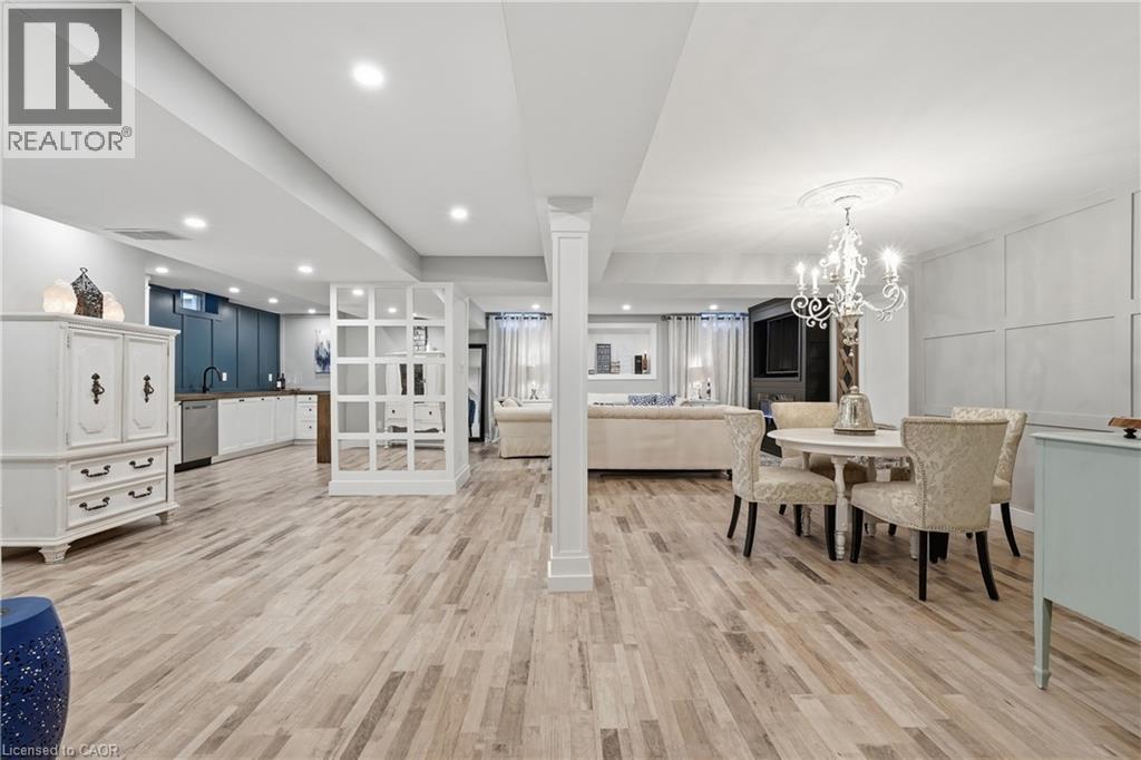 Rec Room Lower Level - 36 Pavilion Drive, Binbrook, ON - Indoor Photo Showing Dining Room