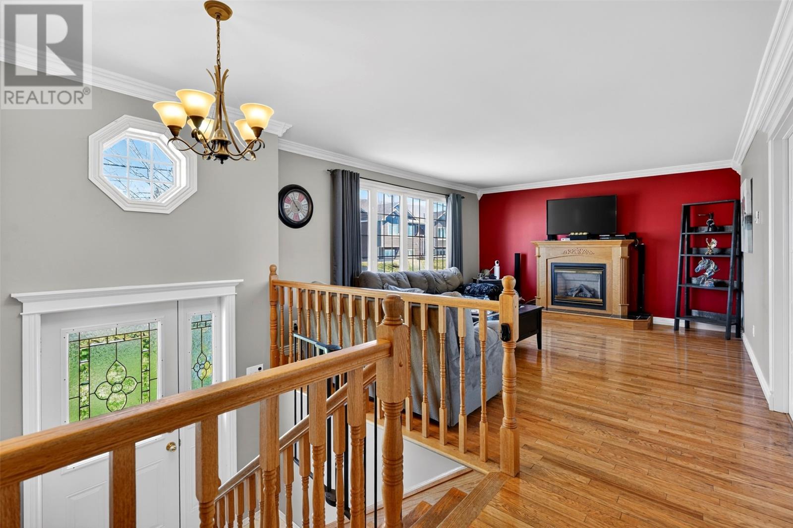20 Kingwell Crescent, Arnold'S Cove, NL - Indoor Photo Showing Other Room With Fireplace