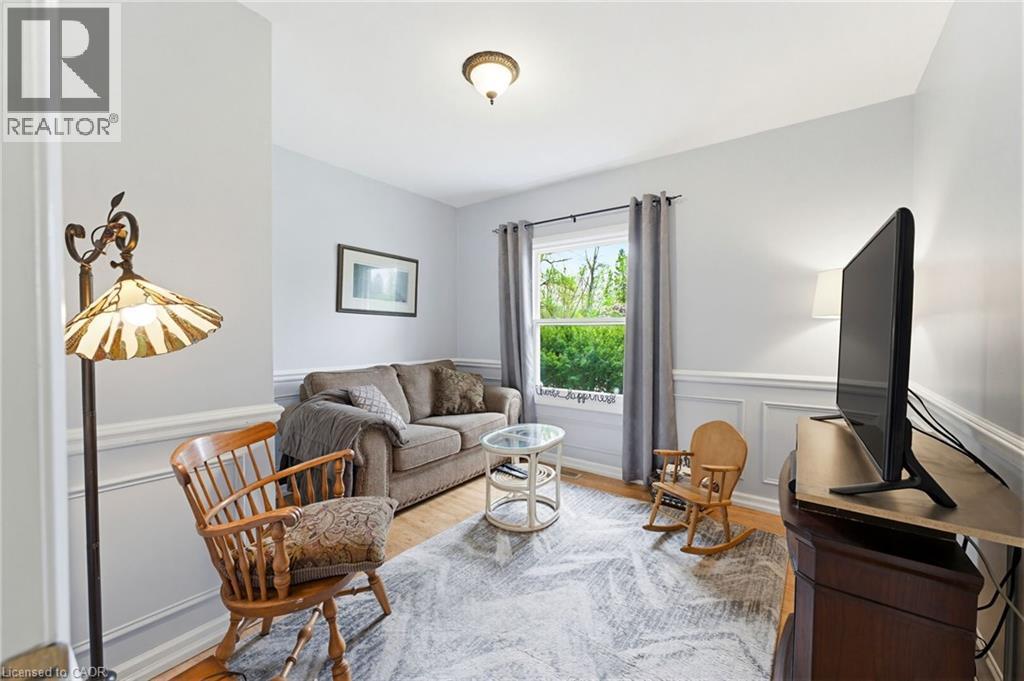 currently being used as a den, features vinyl flooring - 10 Huisman Lane, Hamilton, ON