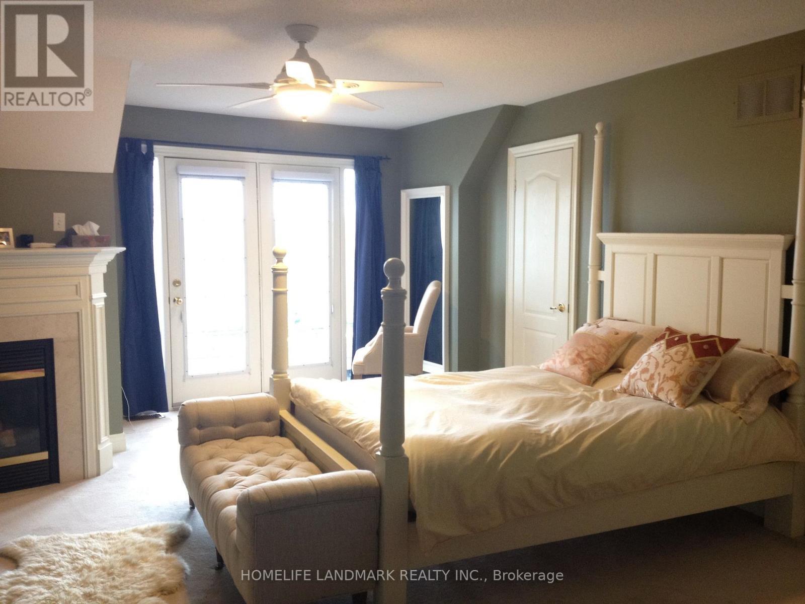 37 Michael Way, Markham, ON - Indoor Photo Showing Bedroom With Fireplace