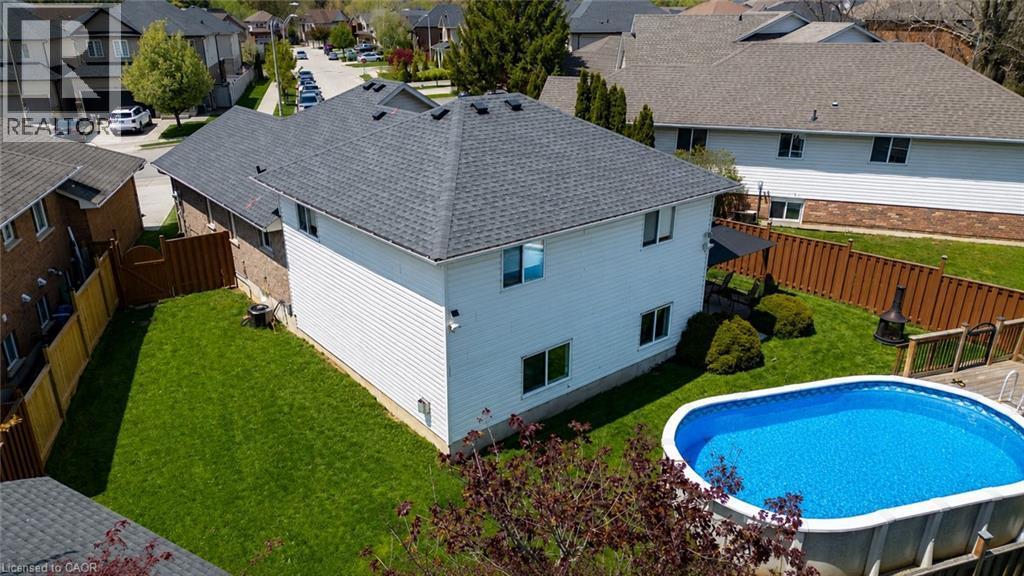 47 Hannah Crescent, Hamilton, ON - Outdoor With Above Ground Pool With Exterior