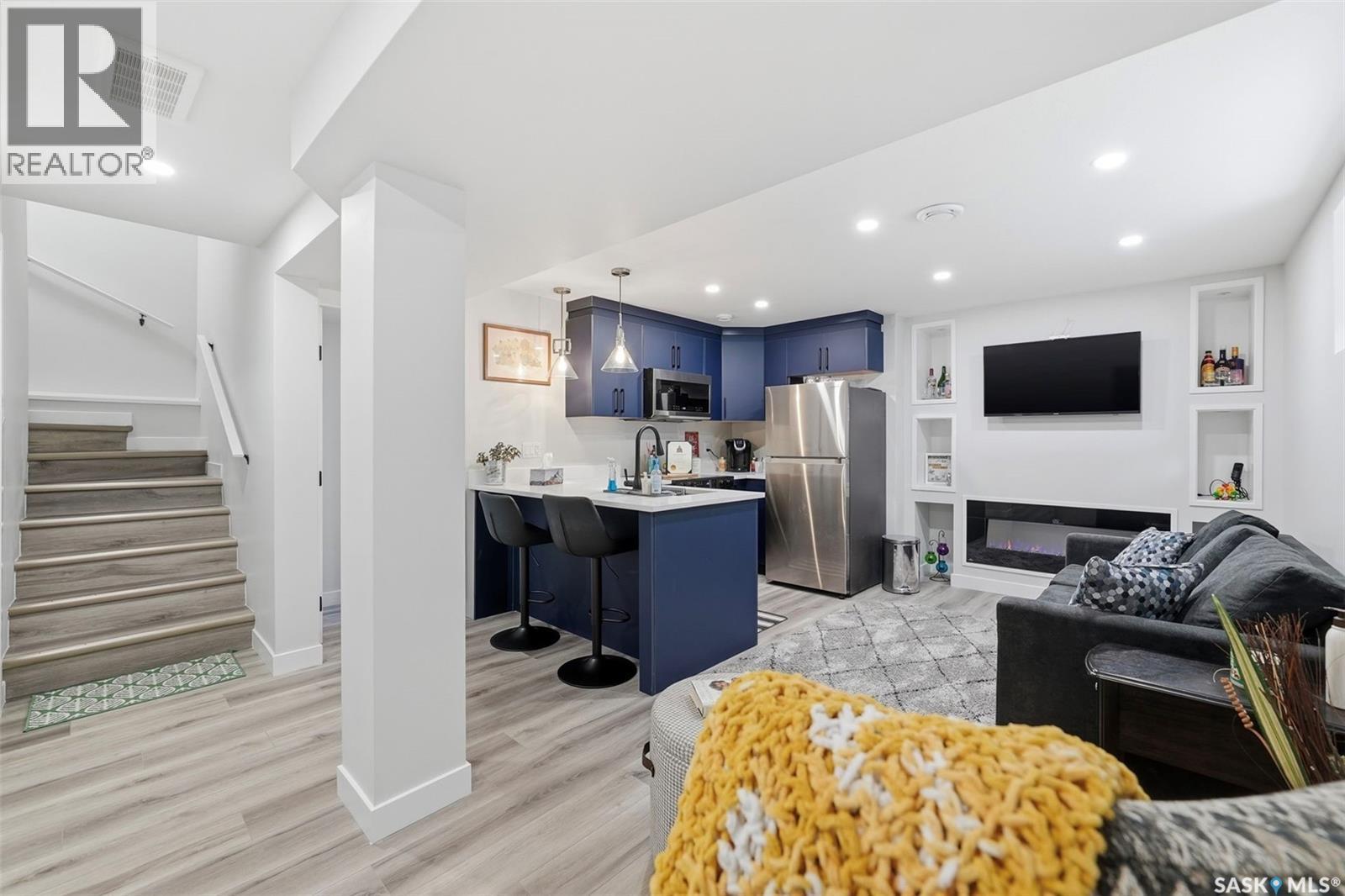 1019 Childers Court, Saskatoon, SK - Indoor With Fireplace