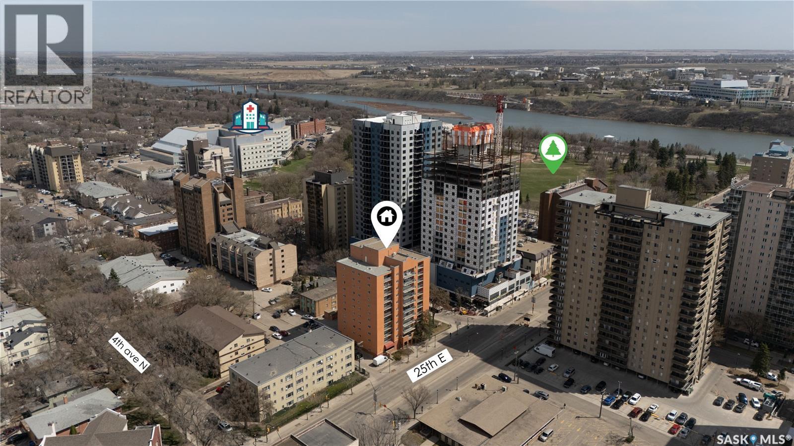 404 405 5Th Avenue N, Saskatoon, SK - Outdoor With View