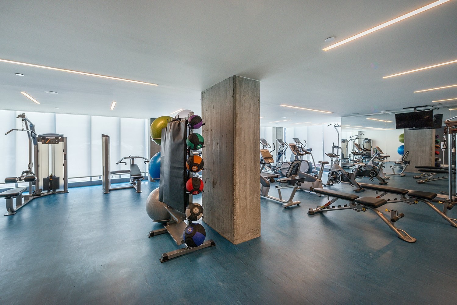 Exercise Room - 2010-1450 Boul. René-Lévesque O., Montréal (Ville-Marie), QC - Indoor Photo Showing Gym Room