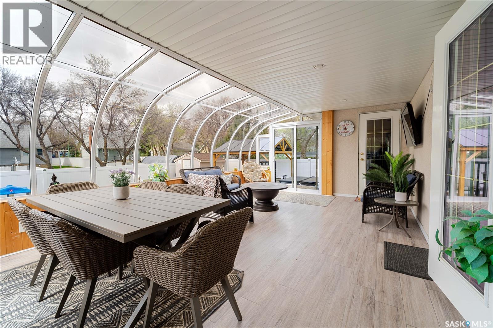 1054 Monk Avenue, Moose Jaw, SK - Outdoor With Deck Patio Veranda With Exterior