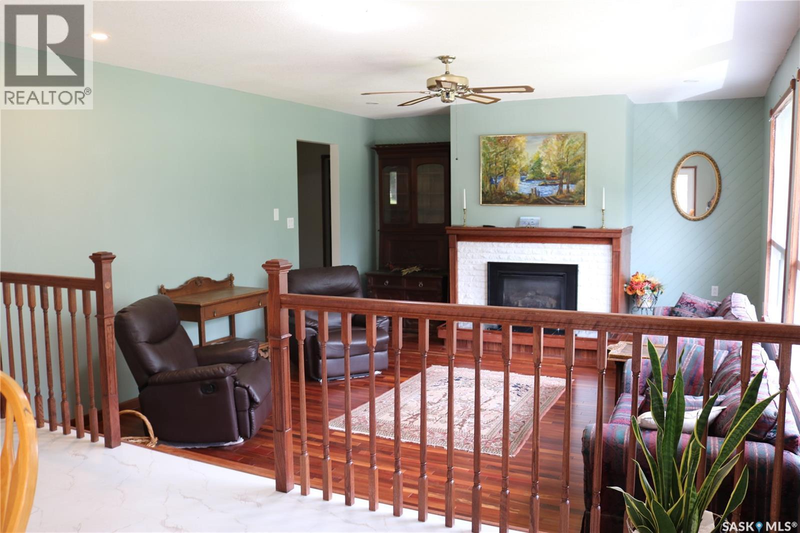 211 Pipestone Avenue, Wawota, SK - Indoor With Fireplace